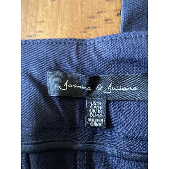 jasmine juliana Black Classic Fit Pants Size 14 NWT Workwear - Picture 4 of 8